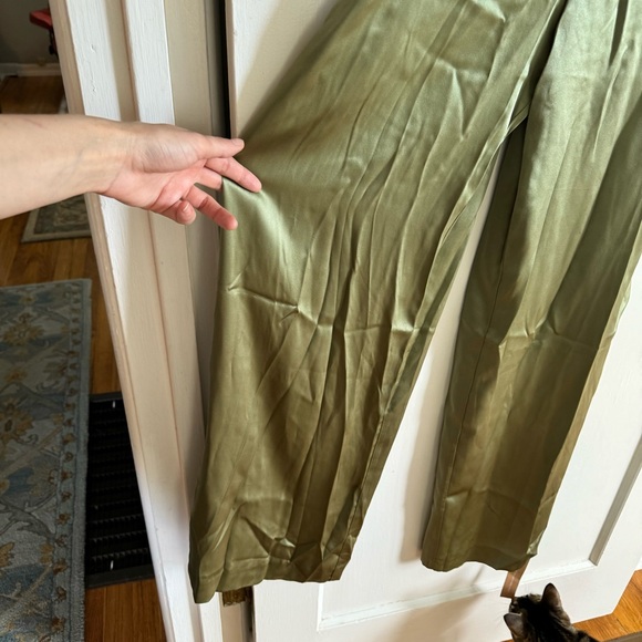 NWT Reformation Sage Jumpsuit 4 in Artichoke - Picture 4 of 9